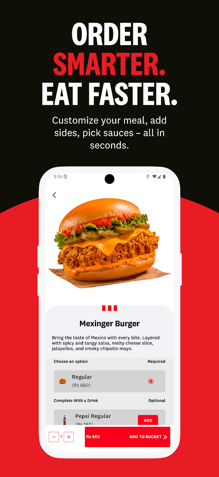 KFC Pakistan screenshot