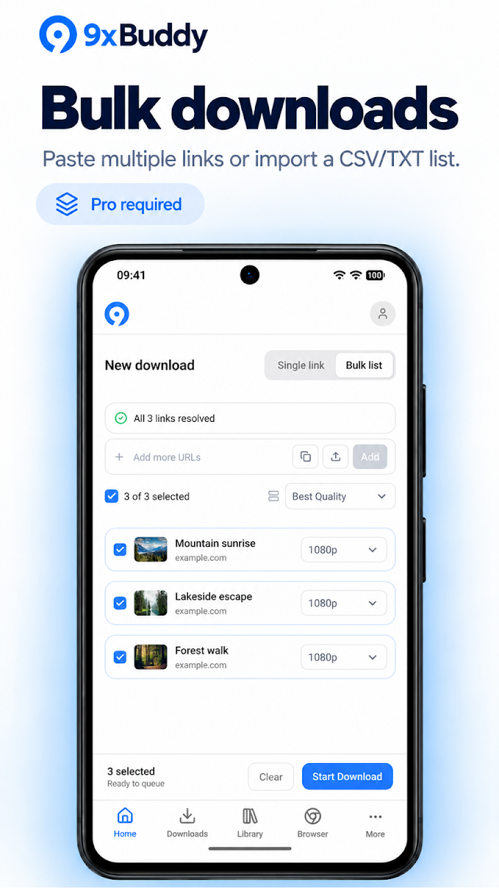 9xBuddy: Video Downloader screenshot