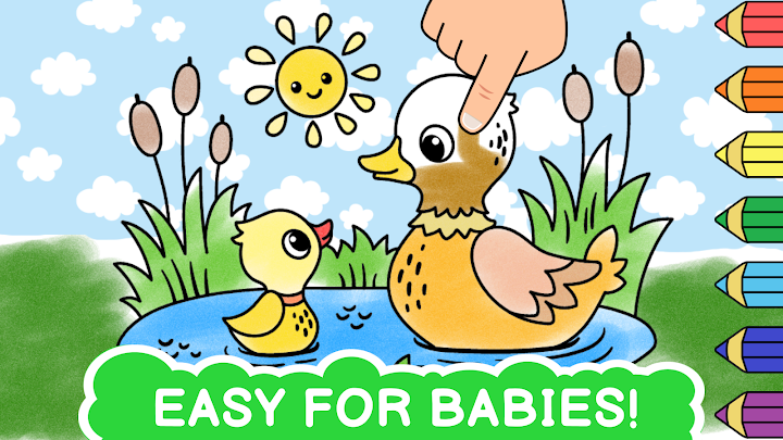 Easy coloring book for kids screenshot