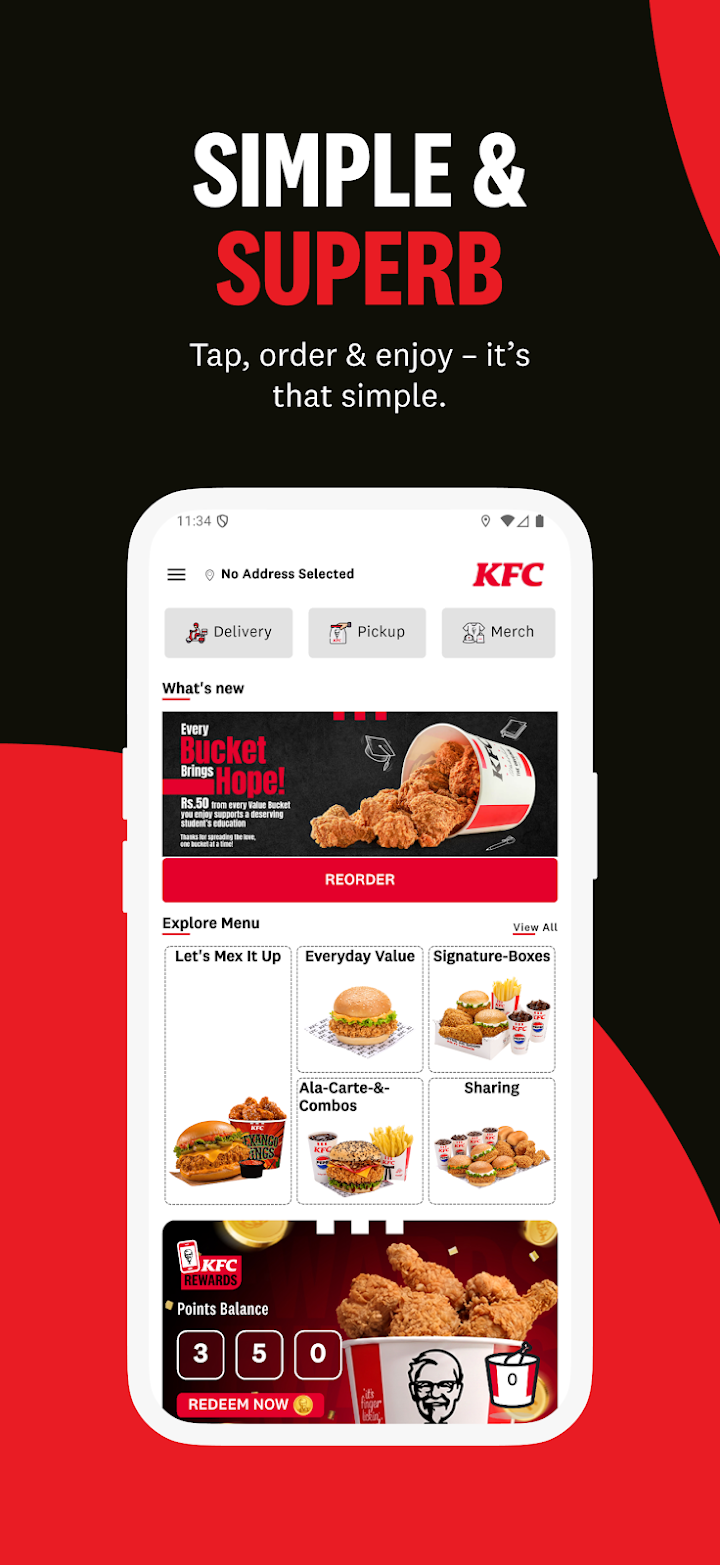 KFC Pakistan screenshot