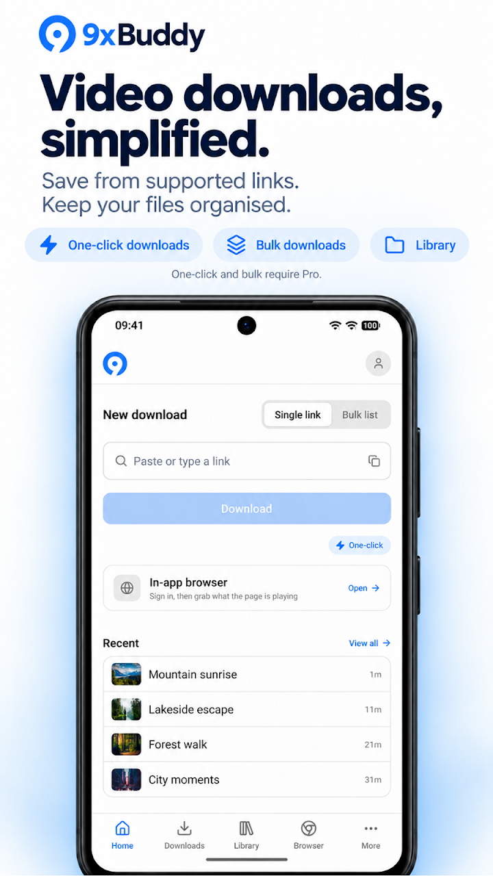 9xBuddy: Video Downloader screenshot