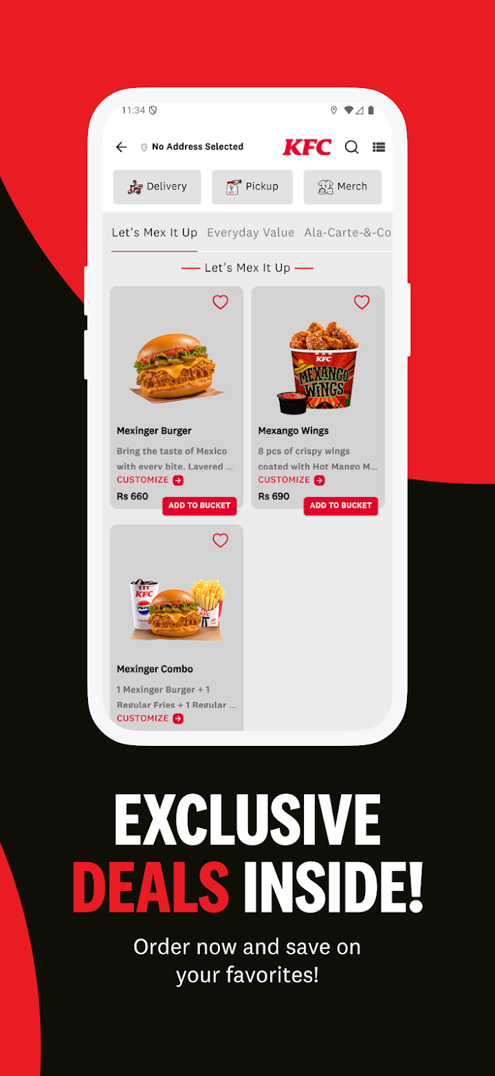 KFC Pakistan screenshot