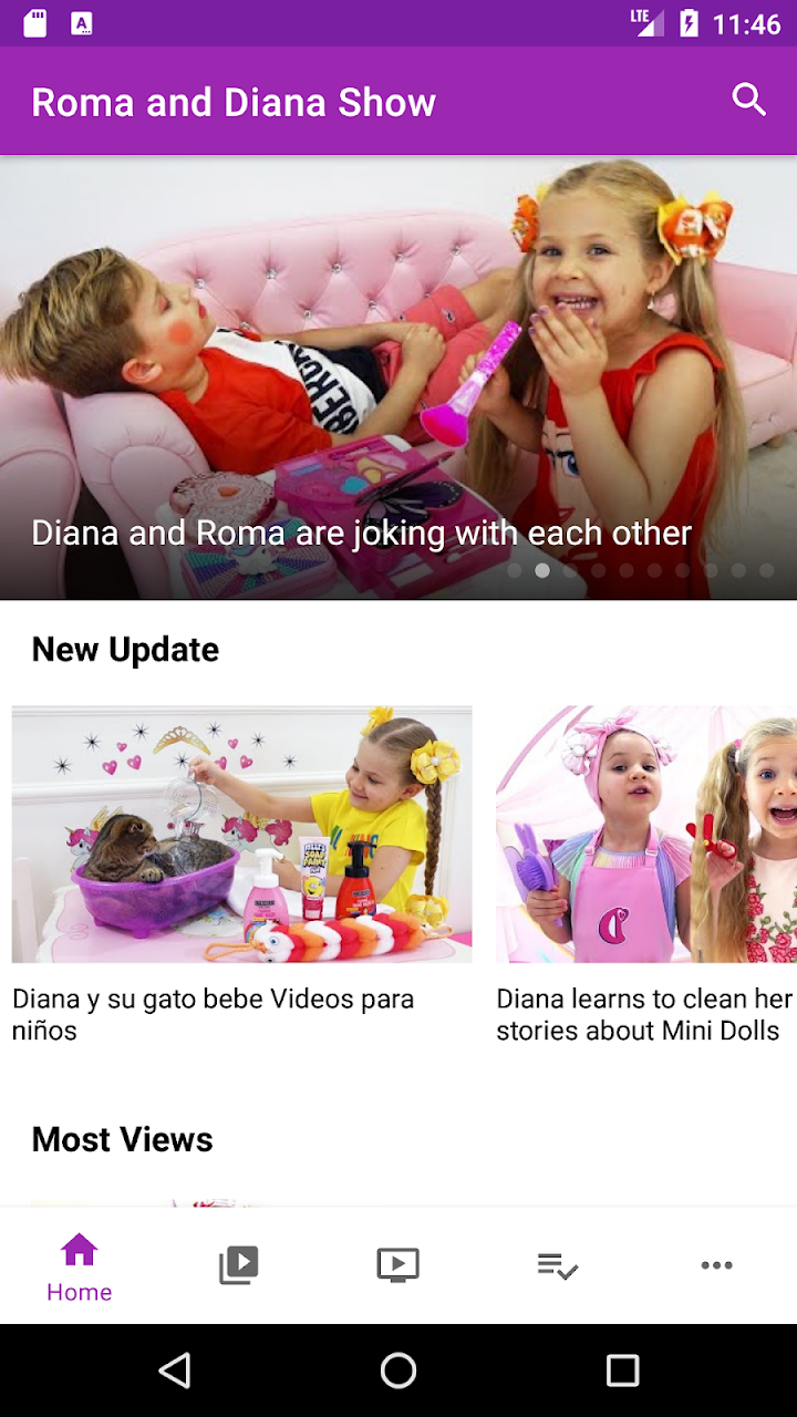 Diana and Roma: Videos & Games screenshot