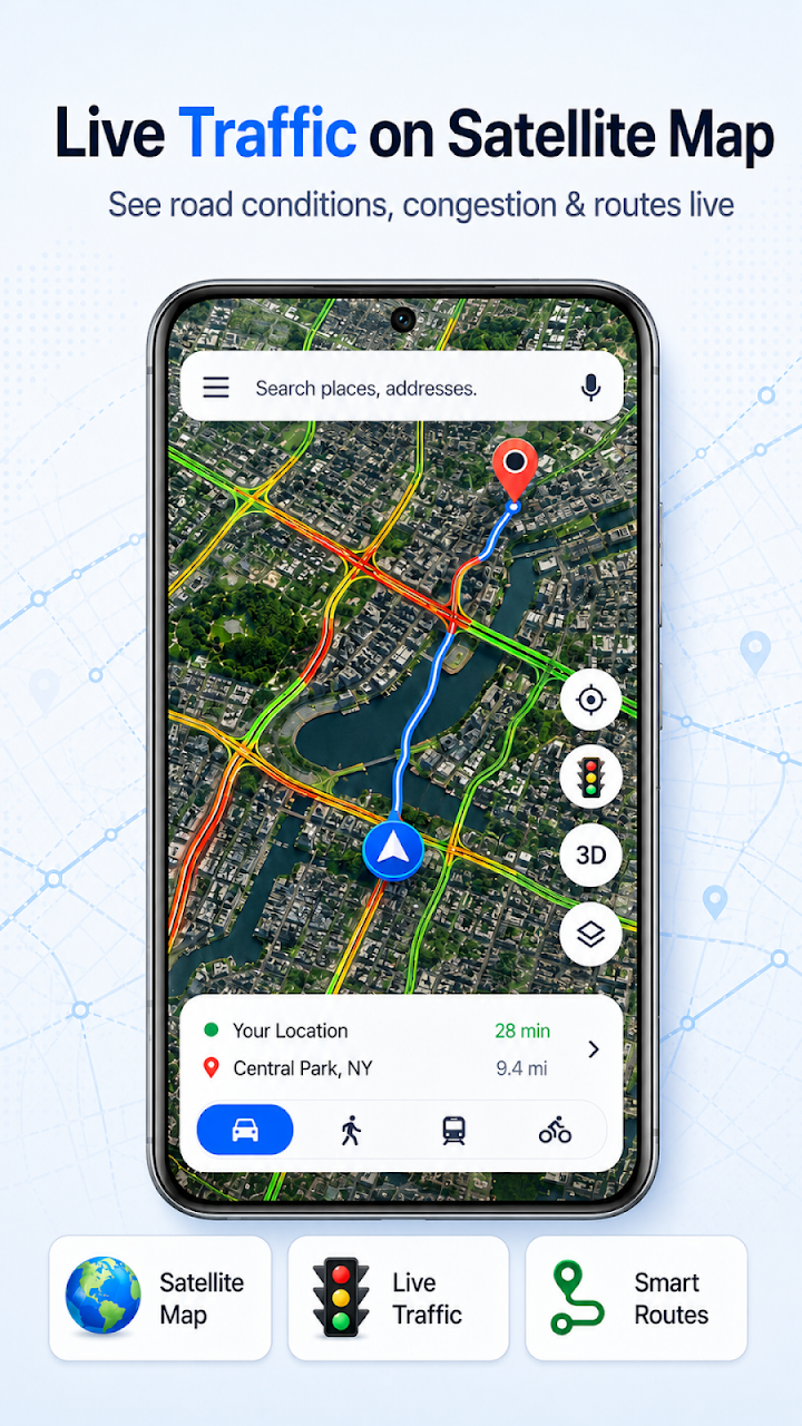 Live Earth Map - GPS Satellite screenshot