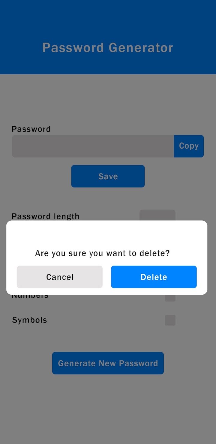 Ecomrade Password Generator screenshot