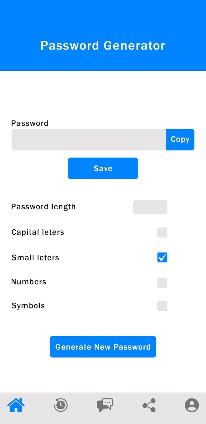 Ecomrade Password Generator screenshot