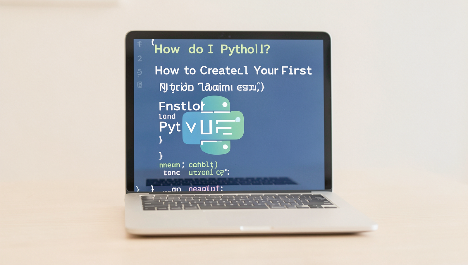 Step-by-step diagram for installing Python on a computer.