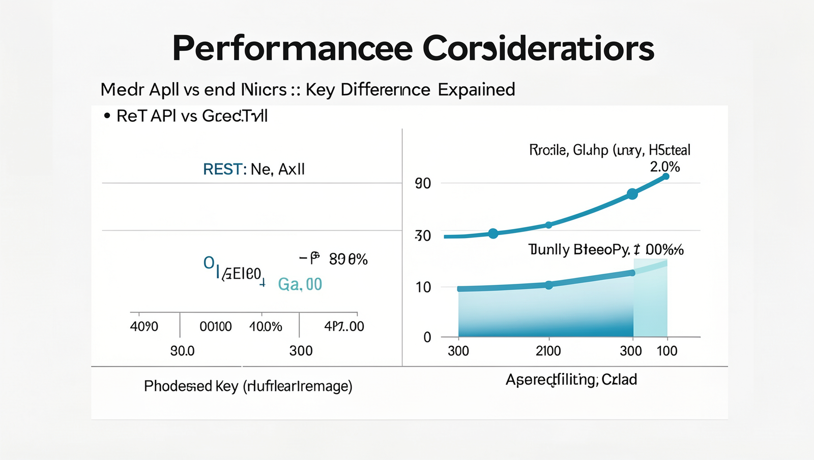 Detailed chart comparing performance metrics of REST API and GraphQL.