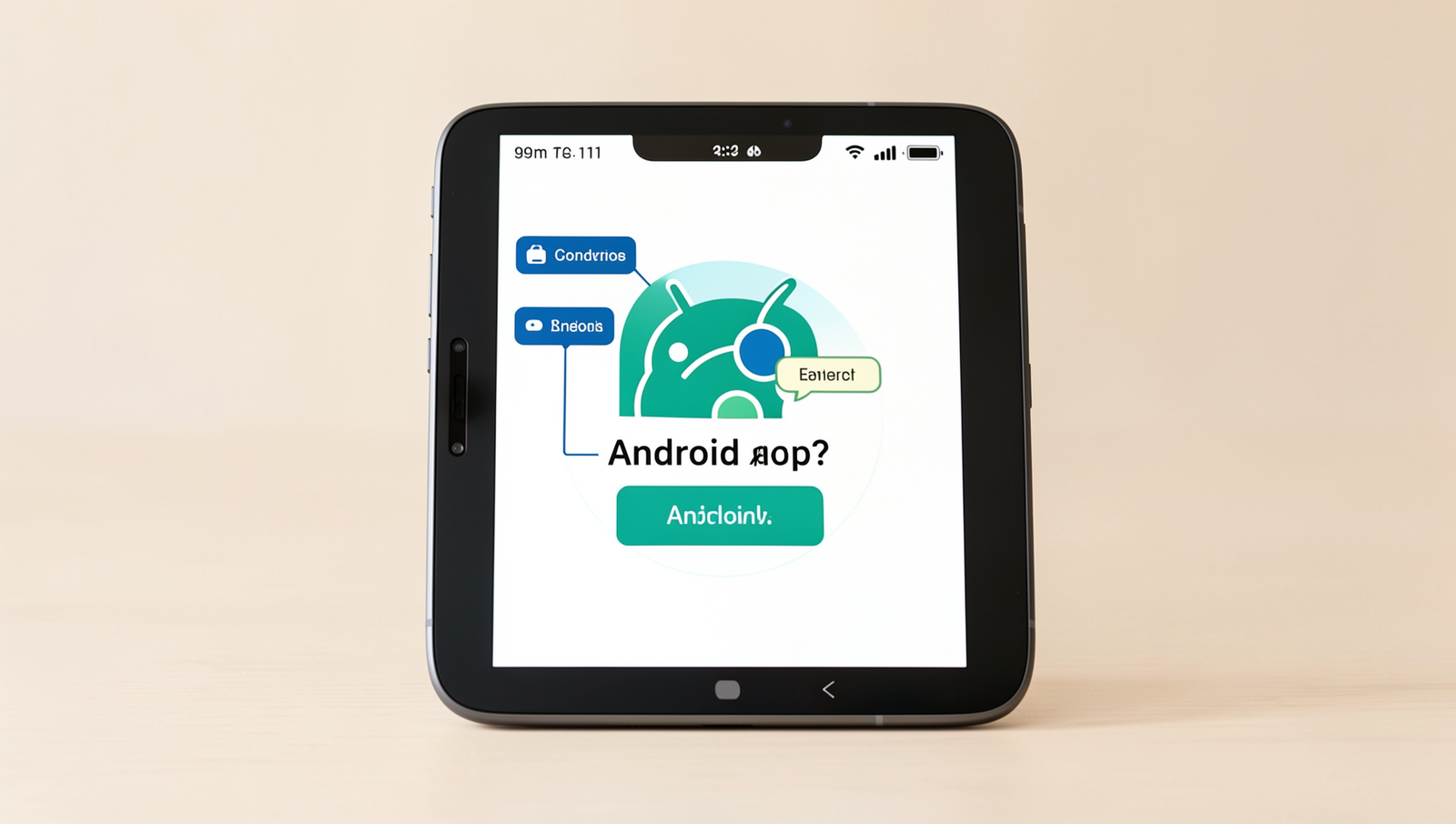 Diagram explaining the need for additional software to run Android apps on Windows 11.