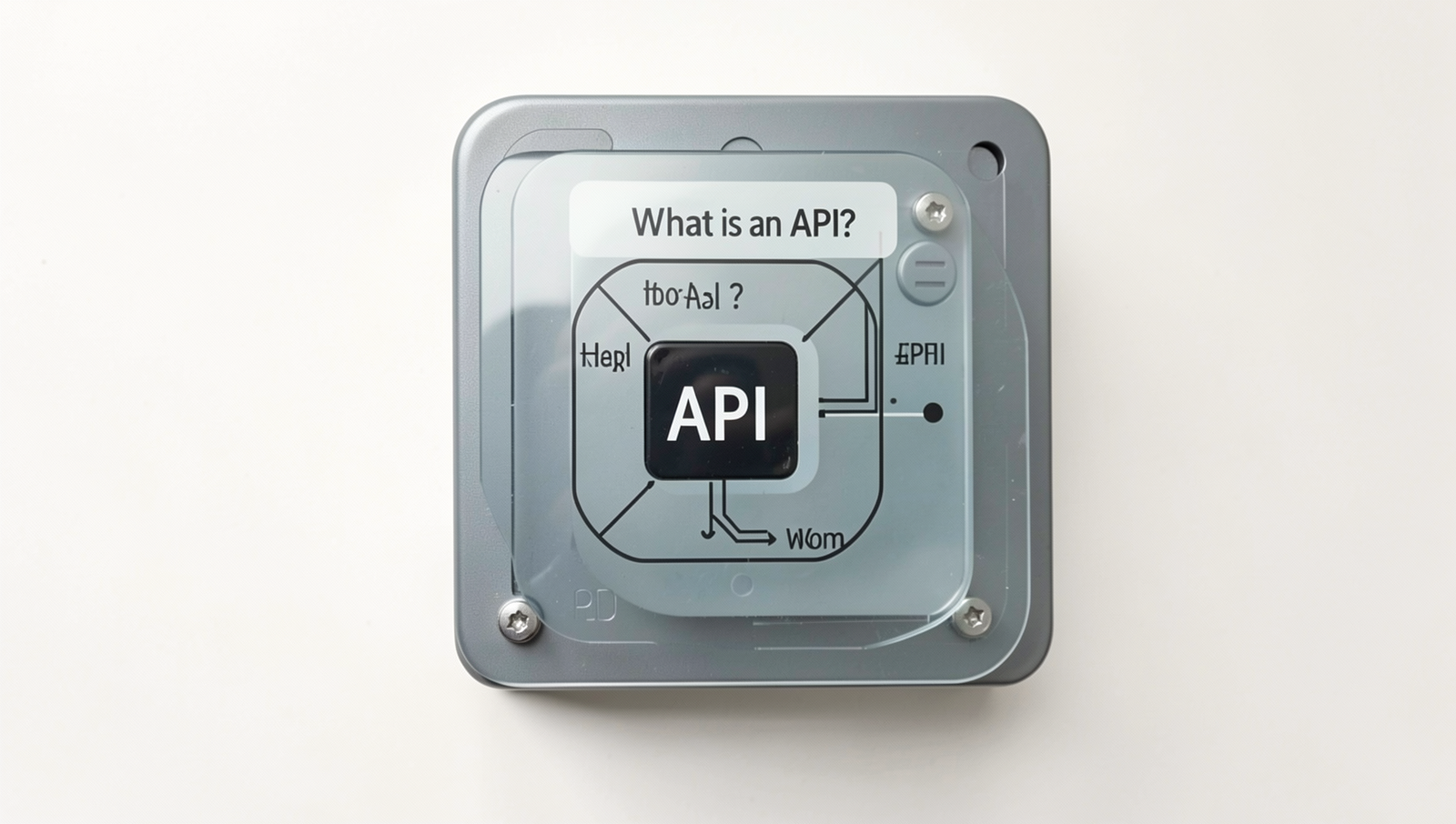 Detailed diagram explaining API functions and interactions in a clear layout.