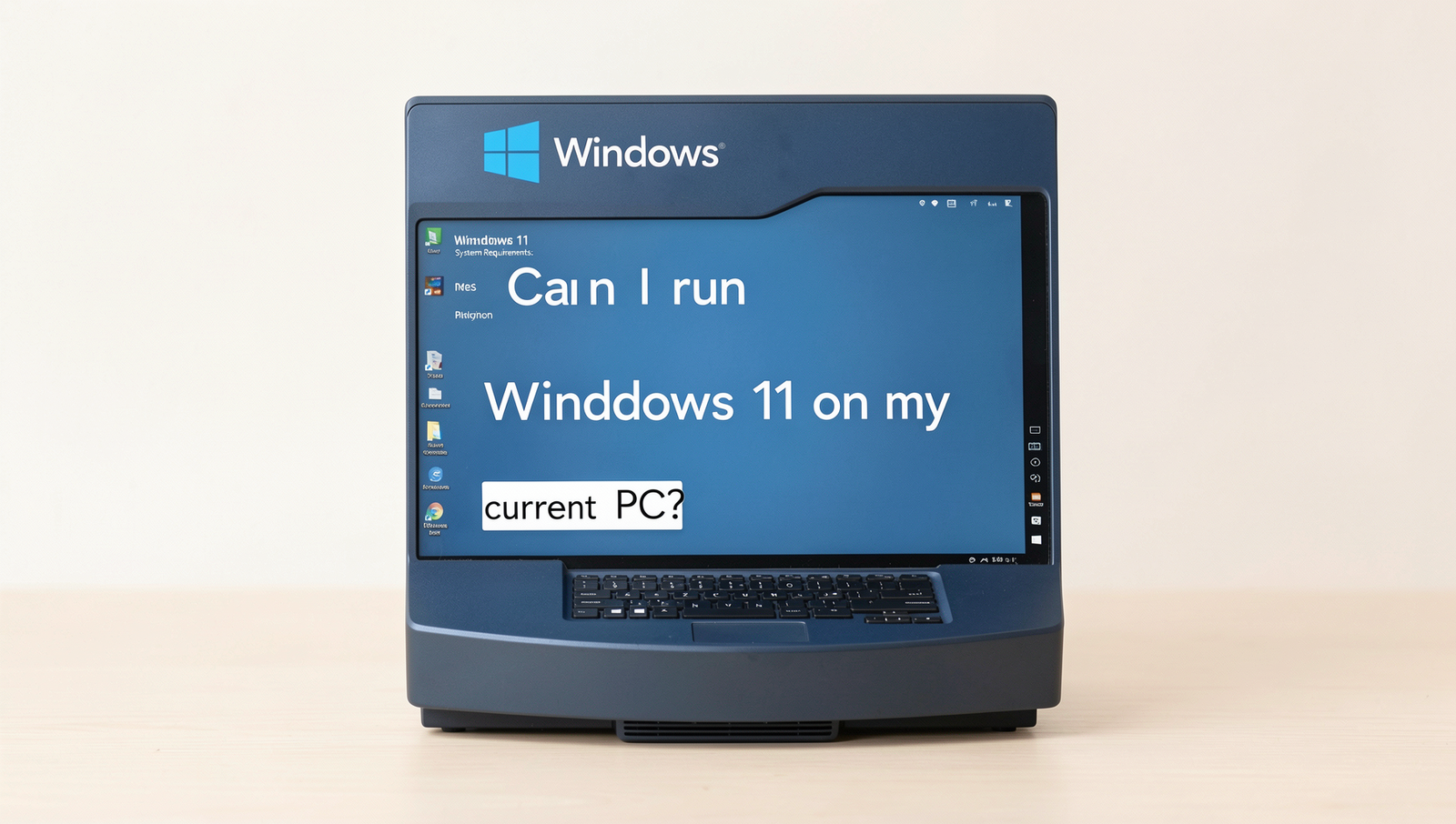 Diagram illustrating Windows 11 system requirements for PC compatibility.
