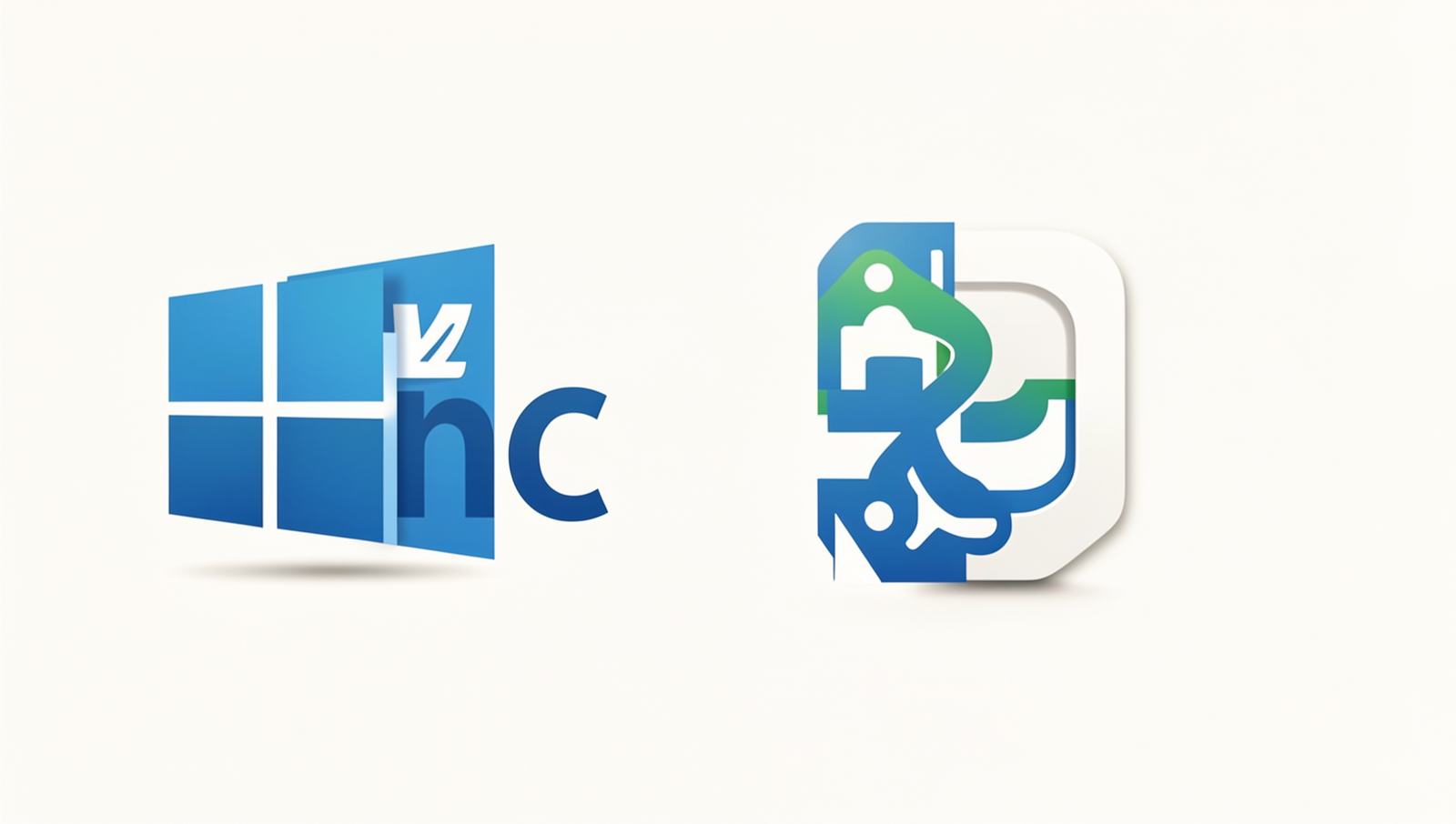 Icons of popular software applications for Windows and Linux in a detailed layout.