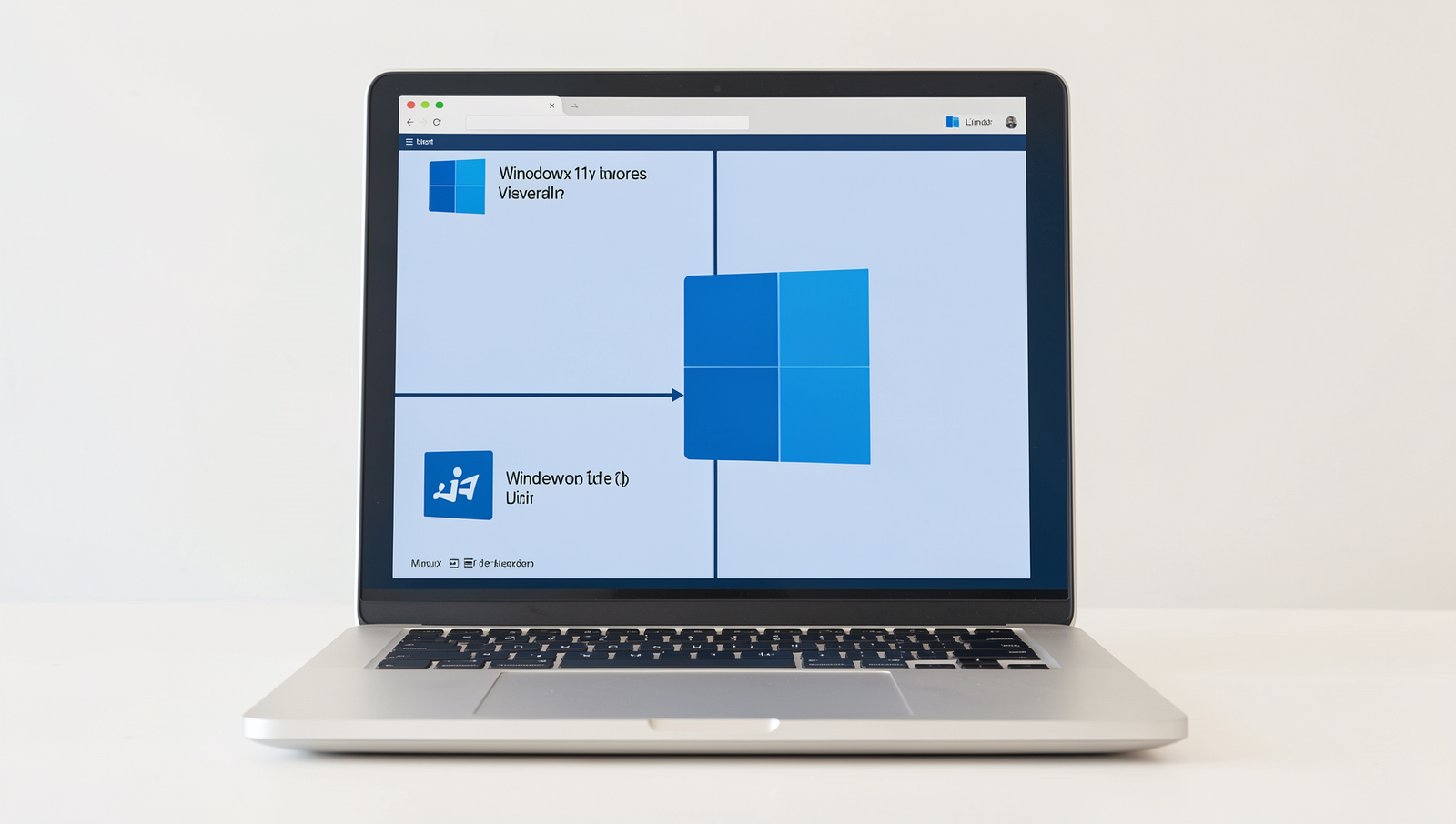 Comparison diagram highlighting key differences between Windows 11 and Linux operating systems.